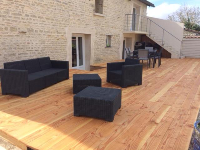Chambres D'Hotes Les Rozieres Le Bourdet Luaran gambar